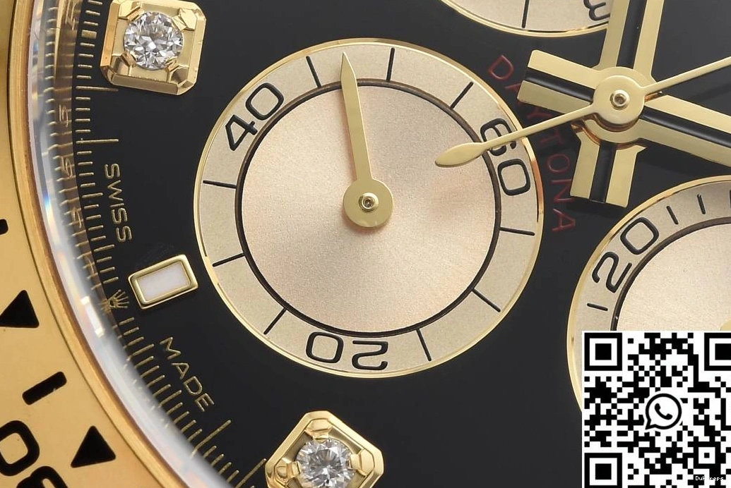 Cosmograph Clean M126518 Black Diamond Factory Daytona Hourmarker Rolex Bezel 0309